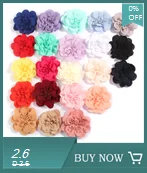 10PCS 2 "35 Farben Mini Chiffon Stoff Blume Für Hochzeit Einladung Künstliche Blumen Für Kleid Dekoration – Detail 5