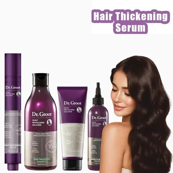 Dr. Groot Soluzione Rivitalizzante per il Cuoio Capelluto, Shampoo Anticaduta, Balsamo Lisciante, Siero per la Crescita dei Capelli per Capelli Più Folti e Spessi