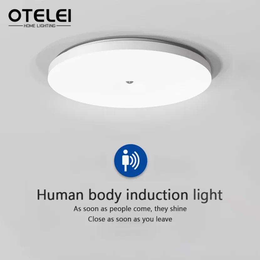 Motion Sensor LED Ceiling Light Human Infrared Sensing Light Home Garage Attic Front Door Corridor Staircase Warehouse led ceiling light ceiling light motion sensor ceiling lamp