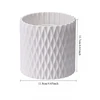 1pc 360° Rotating Makeup Brush Holder - Multi-Functional Dresser/Desk Beauty Box for Student & Pencil Storage - White and Pink 6