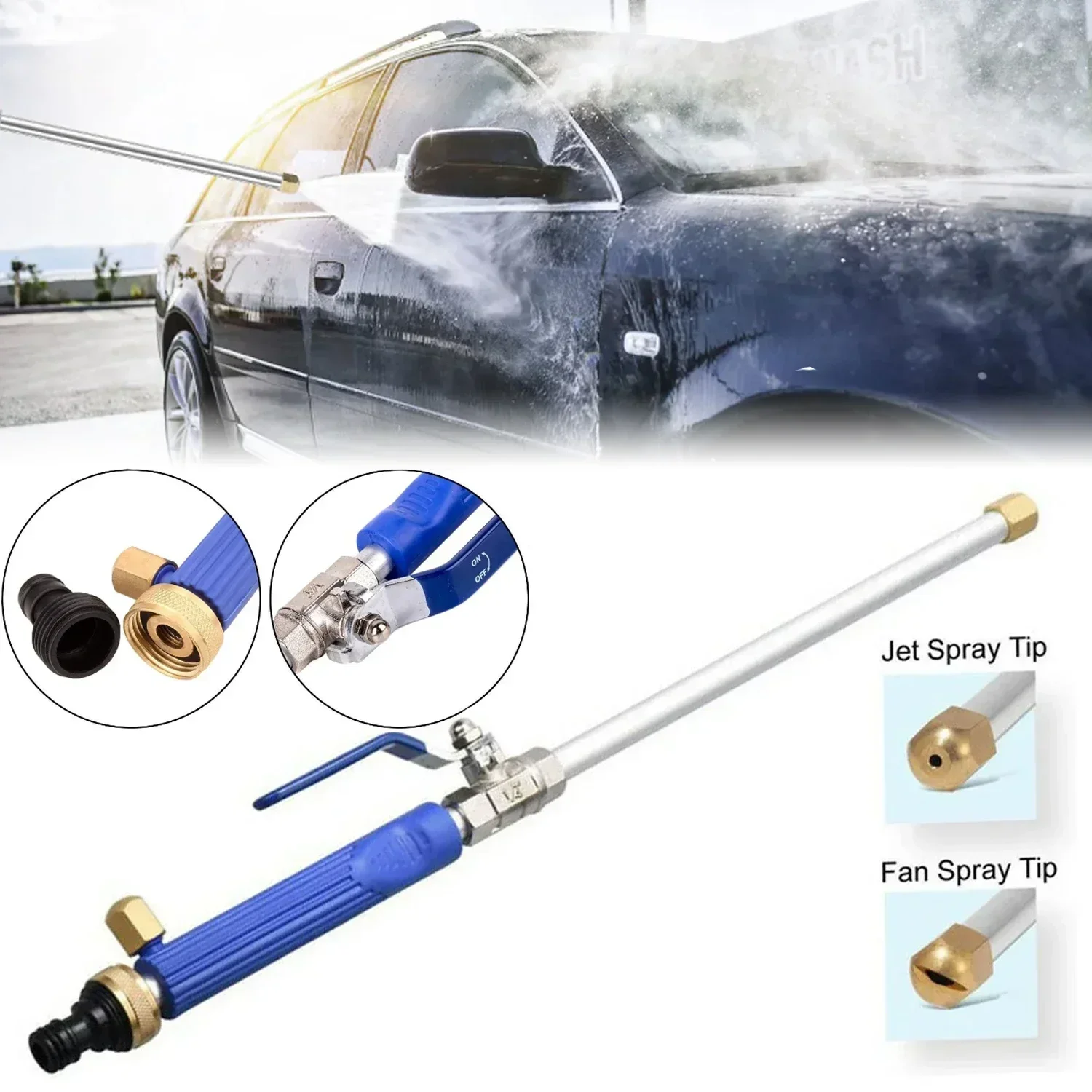 Portable High Pressure Copper Car Wash Water Gun