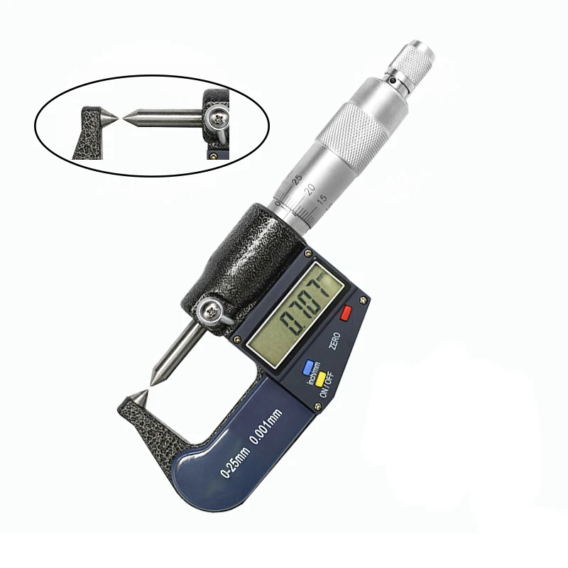 Micromètre de précision manuelle 0-25 mm avec une précision de 0,01 mm