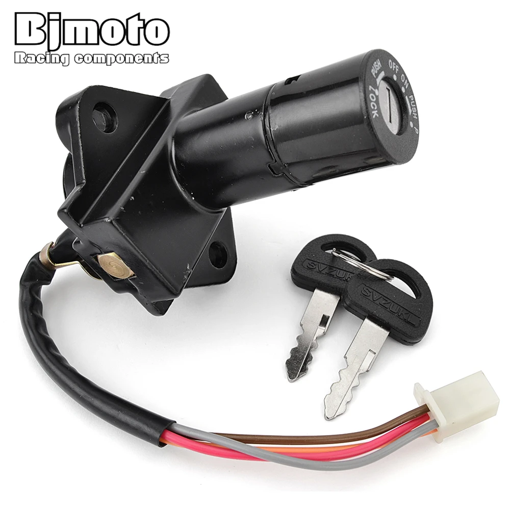 스즈키 GS550E GS750E Gussrad GS550 Speichenrad D/E/L/T GS550M GS650G Katana 37100-45301 용 키가있는 오토바이 점화 스위치