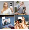 Portable Mini Selfie Fill Light Rechargeable 3 Modes Adjustable Brightness Clip On For Phone Laptop Tablet Meeting Make Up 6
