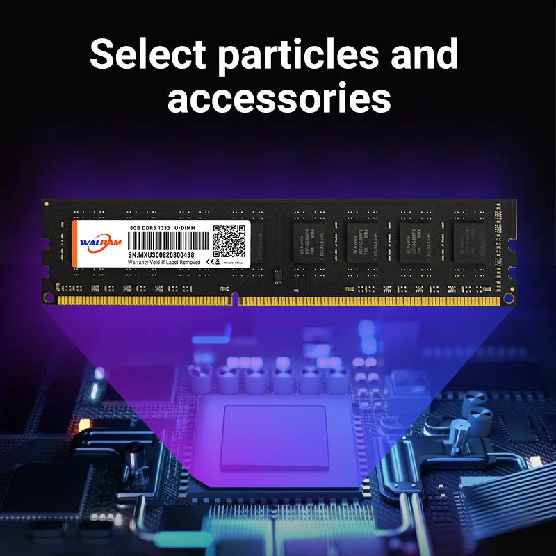 Desktop Ram Memory Walram DDR4 2666MHz Memoria Ram DDR3 8GB 1600MHz Ram DDR4 16GB 32GB 4GB 2400Mhz 1333MHz Udimm Internal Memory For PC Desktop