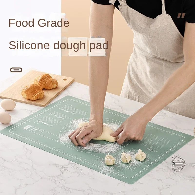 40*60cm Silicone pasta mat with scale Pastry fondant mat Kitchen baking special silicone