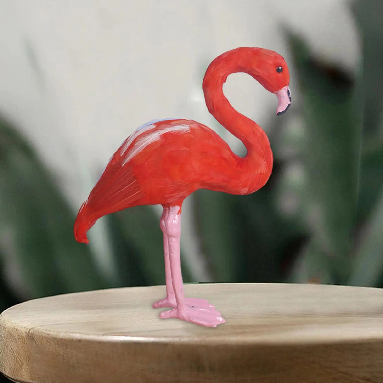 Flamingo Statue Artwork Decorative Animal Figurine for Lawn Backyard Outdoor