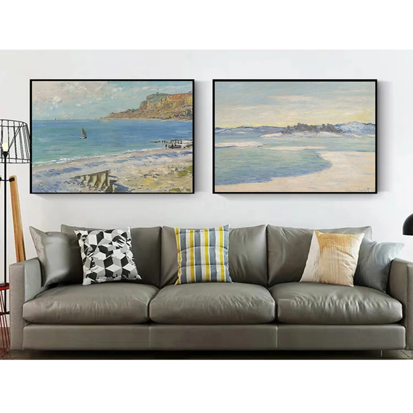 

Картины для гостиной, спальни, столовой, кафе, известный Клод Моне, Картина на холсте и принты, модное современное настенное искусство