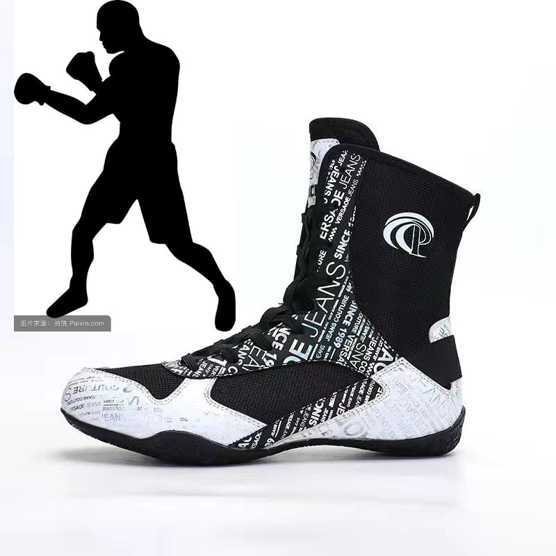 Men's and Women's Professional Boxing Boots Men's 36-45 Lightweight Wrestling Shoes High Quality Mesh Breathable boxing shoes wrestling shoes