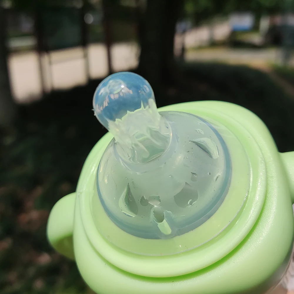300ml Newborn Baby Bottles Anti-Choke Glass Feeding Bottle Wide Caliber Imitation Breast Infant Nursing Bottle For 0-6 Month BPA