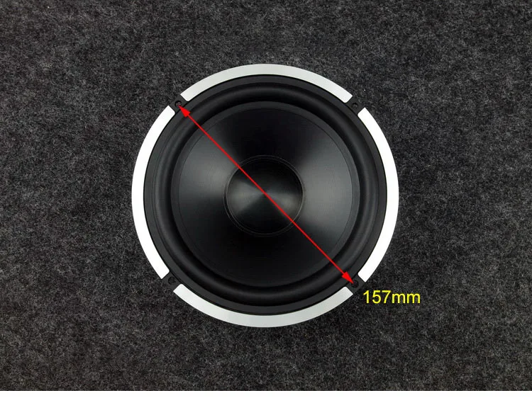 6.5 Inch Car Speaker Mid-Bass woofer Aluminum Ceramic Neodymium Car CD Horn Cast Aluminum Basin Powerful 4OHM 25-50W 48Hz