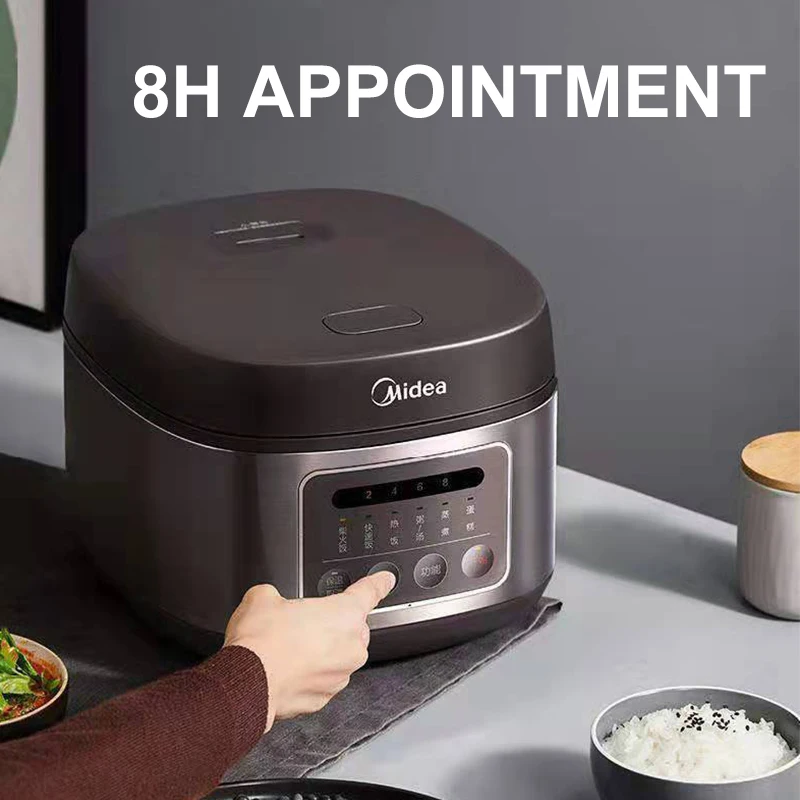 Midea 4L/5L Electric Rice Cooker Multifunctional Portable Non-stick Electric Cooker 220V Household Appliance Metal Body For Home