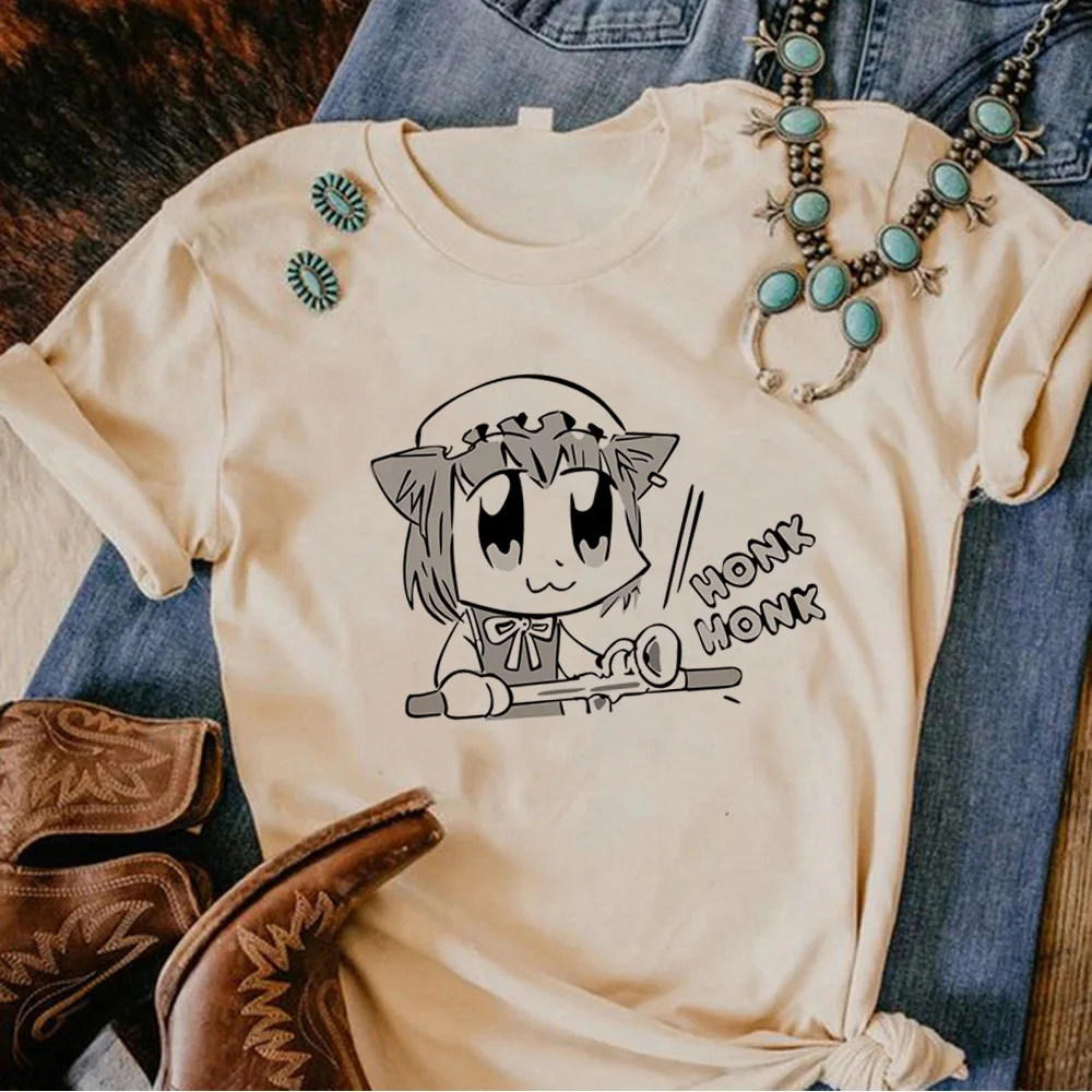 

Футболки Touhou, женская летняя футболка, Женская смешная одежда