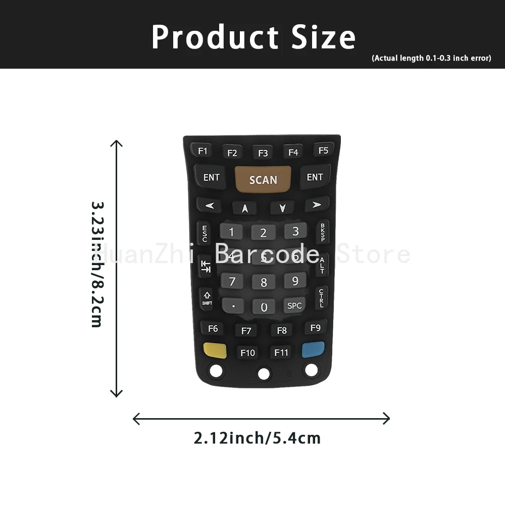 200 팩 데이터로직 Skorpio X3 2D 스캐너용 숫자 키패드, 38 키