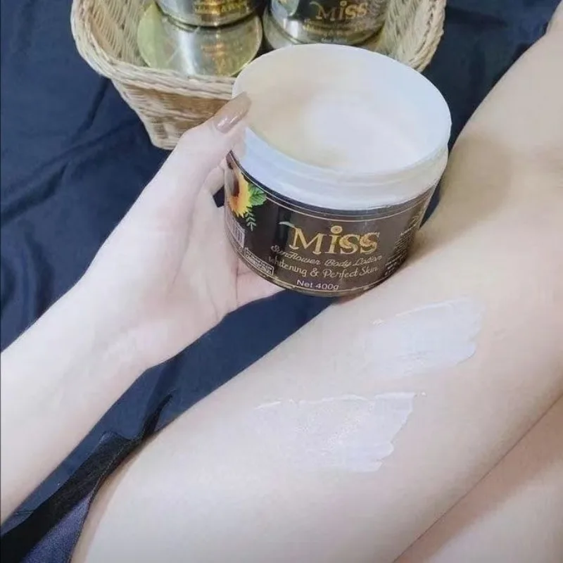 400ml KEM BODY MISS THAI LAN Whitening Bdoy Lotion Skin Lightening Cream for Dark Skin Whitening Cream 3