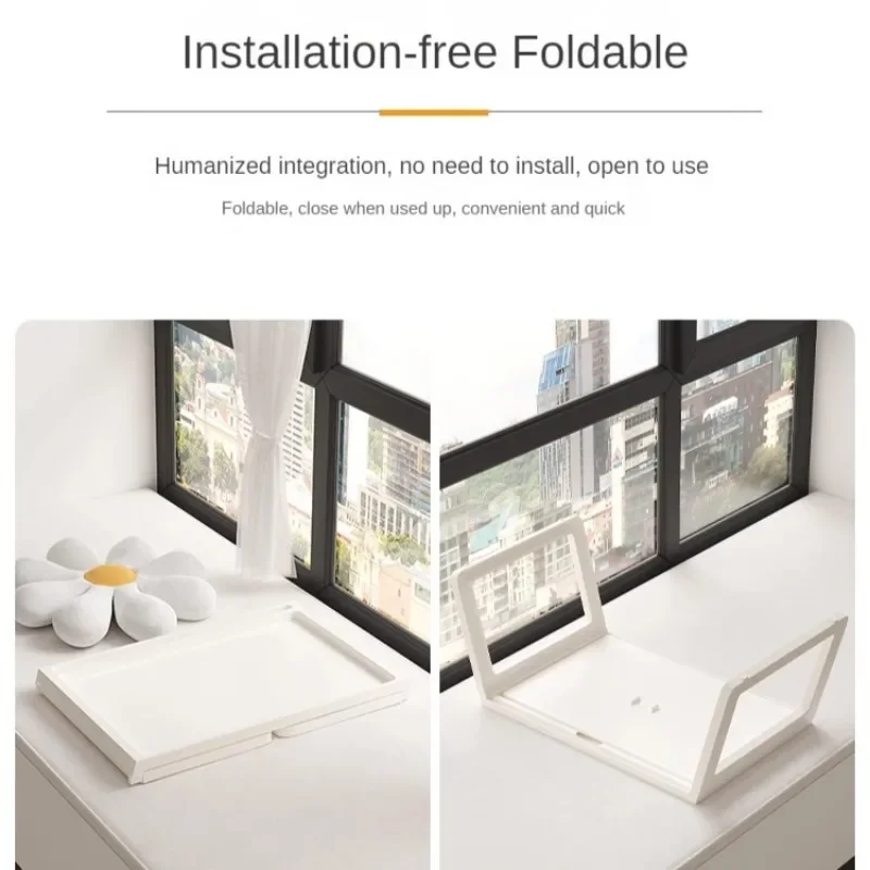 Foldable small tables for bay window ins style coffee tables bedroom sitting bed computer table home windowsill small low table