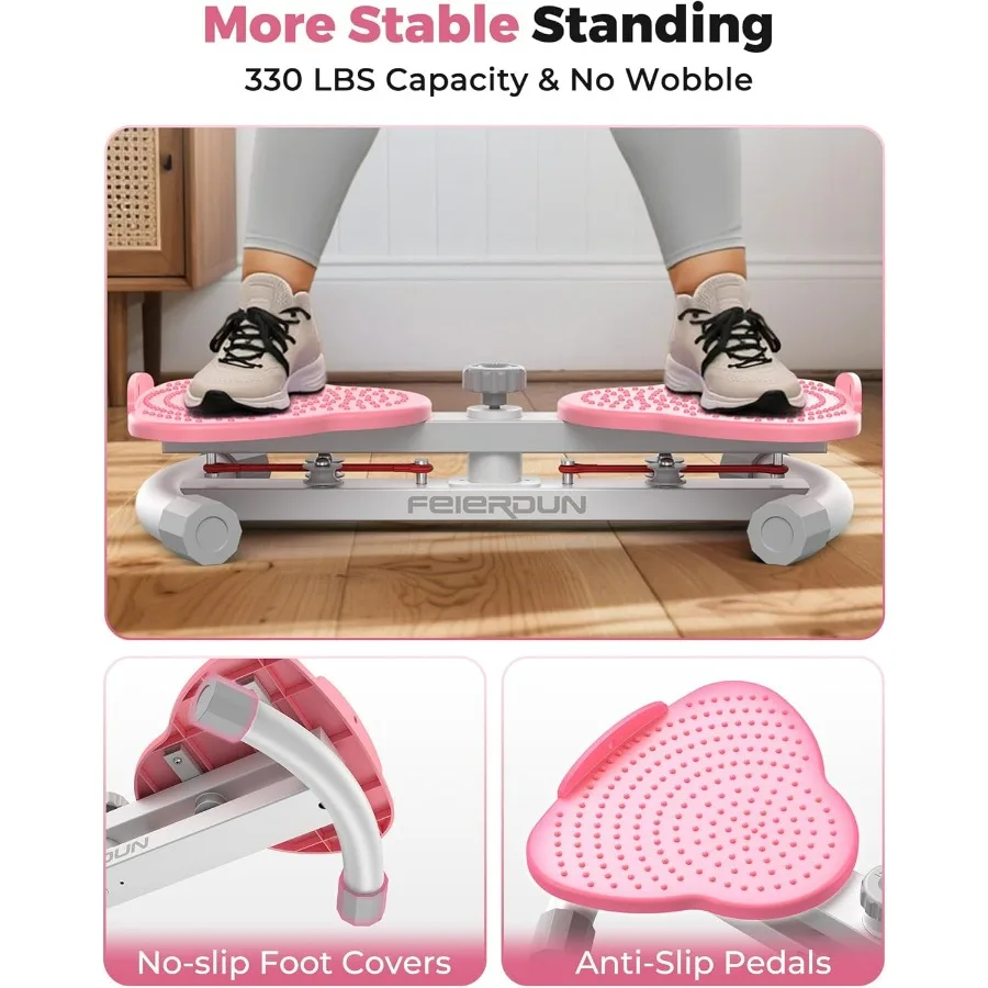 Waist Twister Machine, Noiseless Ab Twister Board for Core Strength, Slim Waist and Toned Abs, Waist Twisting Machine for Home G