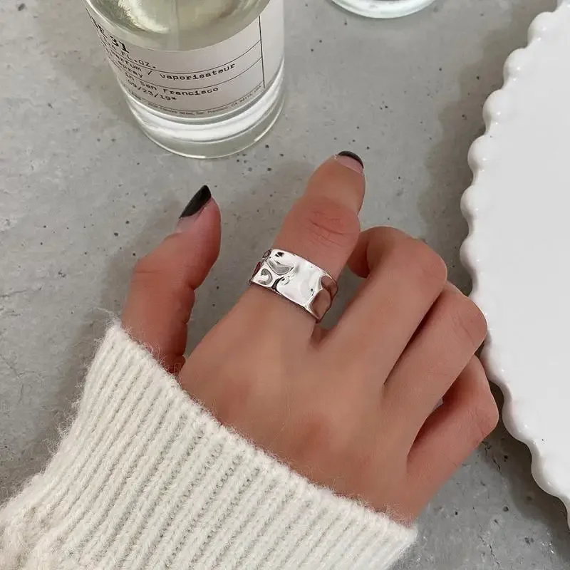 Finger Ring Korean Style For Man Women Elegant Jewelry Valentine's Day Gift Wedding Trend