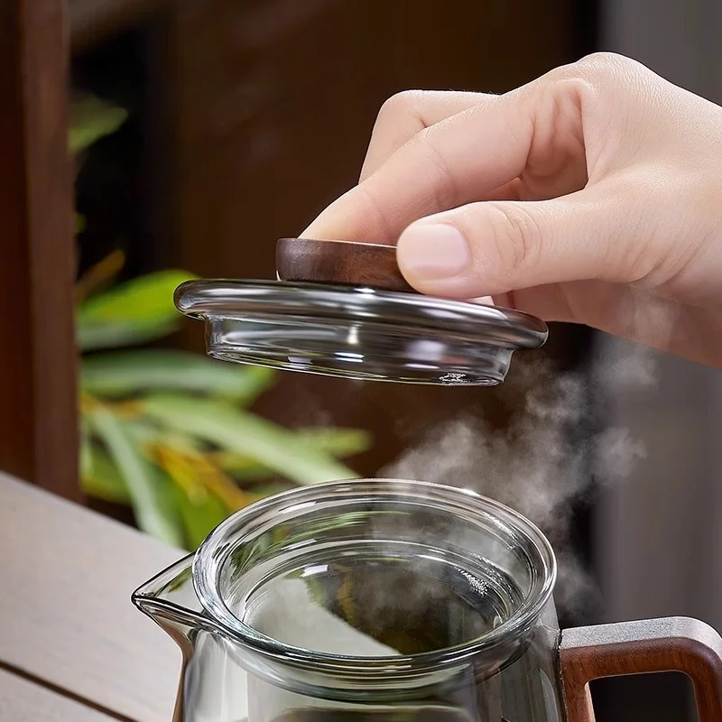 GIANXI Teapot Family Teapot Lid anti-scalding Walnut Lid Buckle Flower Filter Pu 'er Chinese Kung Fu Tea Set tea brewing pot