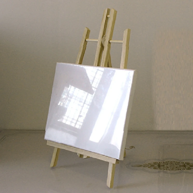 Natural Beech Wood Table Easel for Artist Painting Sketching Craft Foldable Wooden Stand Frame Display Holder