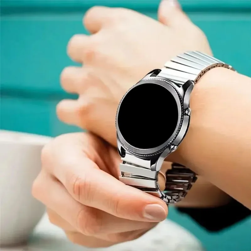 Premium Stainless Steel Elastic Stretch Watch Band - Metal Expansion Strap