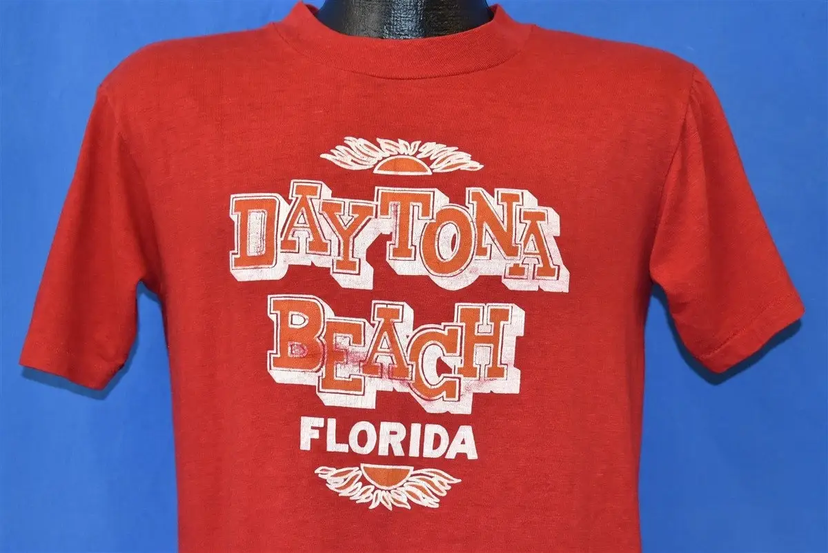 Maglietta Suntempi Daytona Beach Florida Anni '80 Media