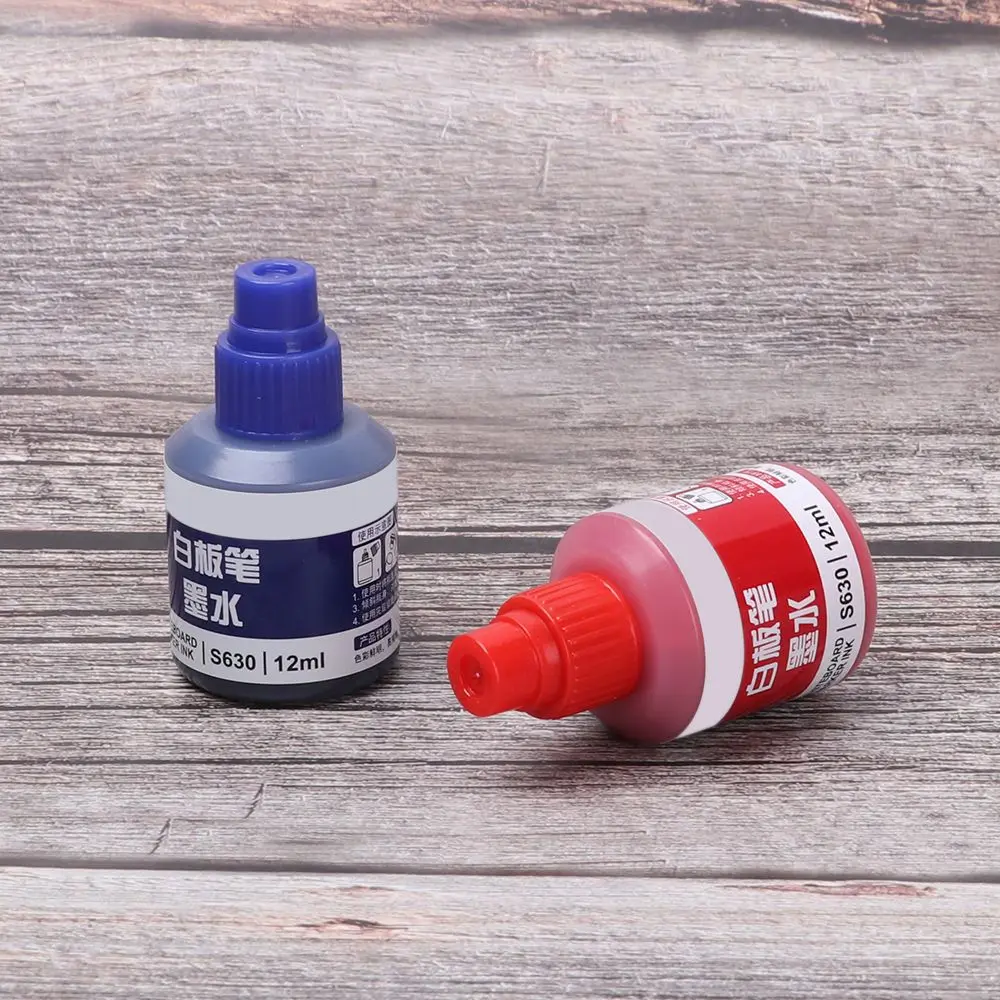 12ml Refill Ink Erasable Whiteboard Marker Pen Inks Black Red Blue 3 Colors Instantly Dry Office Supplies white marker pens,marker pens,color marker pens,pen marker,dry erase markers,whiteboard pens,whiteboard pen ink