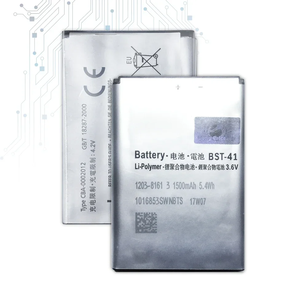 Bst-41 Batteria Per Sony Ericsson Xperia Play R800 R800I Play Z1I A8I M1I X1 X2 X2I X10 X10I 1500Mah Bst-41 Batterie Di Alta Qualità