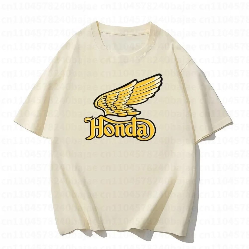 혼다 여름 트렌디 핫 아이템 패션 모토 혼다 그래픽 작업복 프린트 티셔츠 캐주얼 편안하고 통기성이 좋음