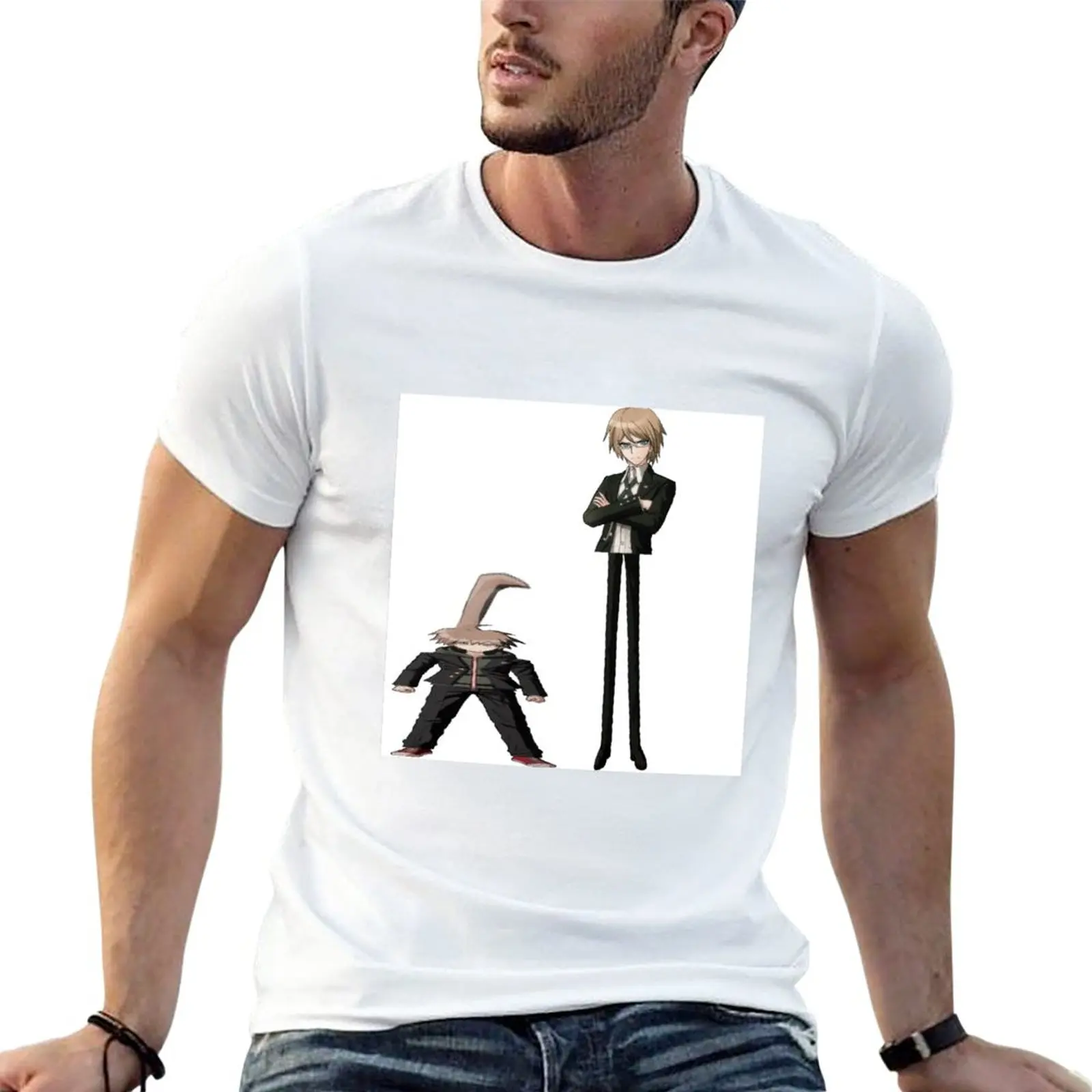 

New cursed danganronpa image 2 (improved) T-Shirt summer top korean fashion mens t shirts