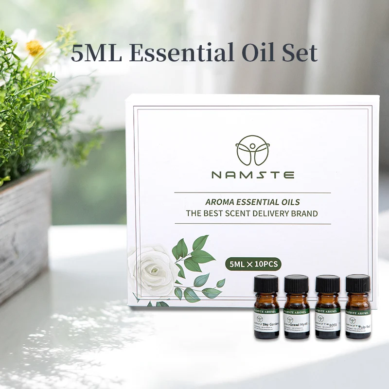 5ML Essential Oil 10 Bottles Sample Air Freshener Fragrance Multi-choice Suitable For Aromatherapy Diffuser Home Office Hotel