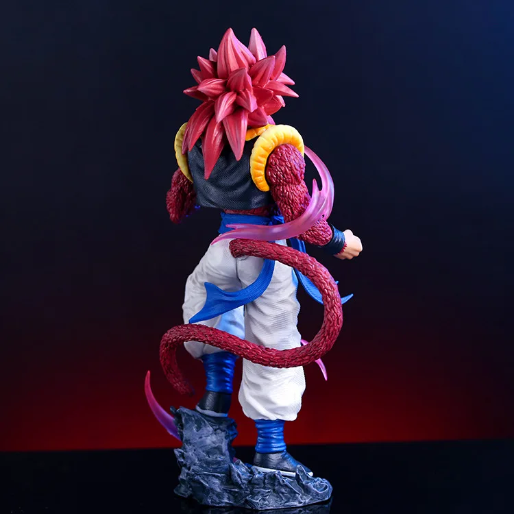 BANDAI Dragon Ball Gogeta Super Saiyan 4 Figure 25cm Son Goku With Vegeta Combined Figurine PVC Model Dolls