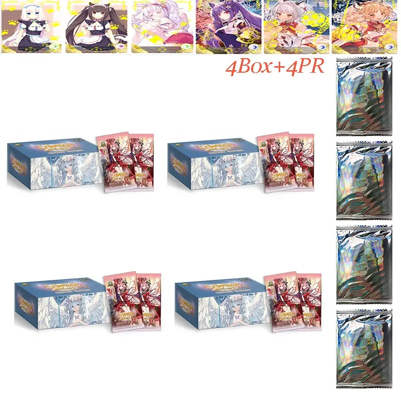 

Wholesales 4Boxes Goddess Story Collection Pr Cards 5m07 Offline Booster Box Anime TCG Game Card Children Christmas Toys Gift