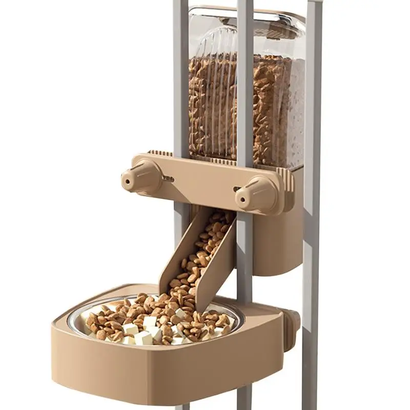 Hangable Dog Feeder and Water Dispenser System