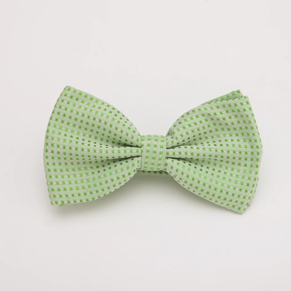 Gepunktete Fliege für Herren, Polka-Dot-Muster in Schwarz, Weiß, Blau, Business-Accessoires, Mode, Hochzeit, Krawatten – Detail 32