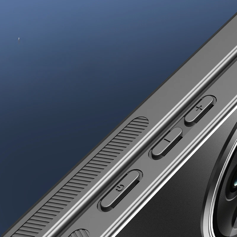 Premium Shockproof Matte Kickstand Case with Metal Lens Camera Holder
