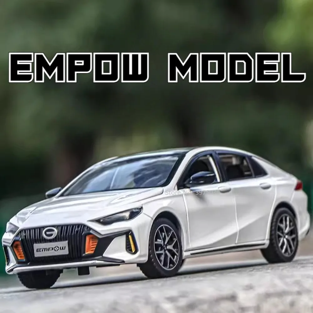 

1/24 EMPOW Miniature Diecast Toy Car Model with Pull Back Sound and Light Toys Vehicle Models Adult Collection of Birthday Gifts