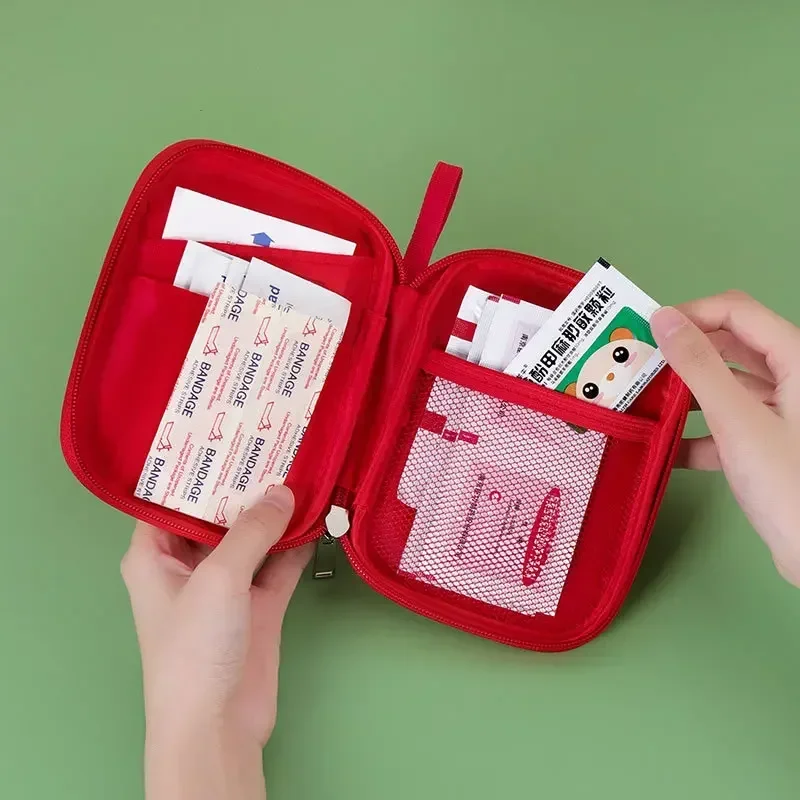 LIKEUDO High Capacity First Aid Kit Empty Bag Medicine Pack Emergency