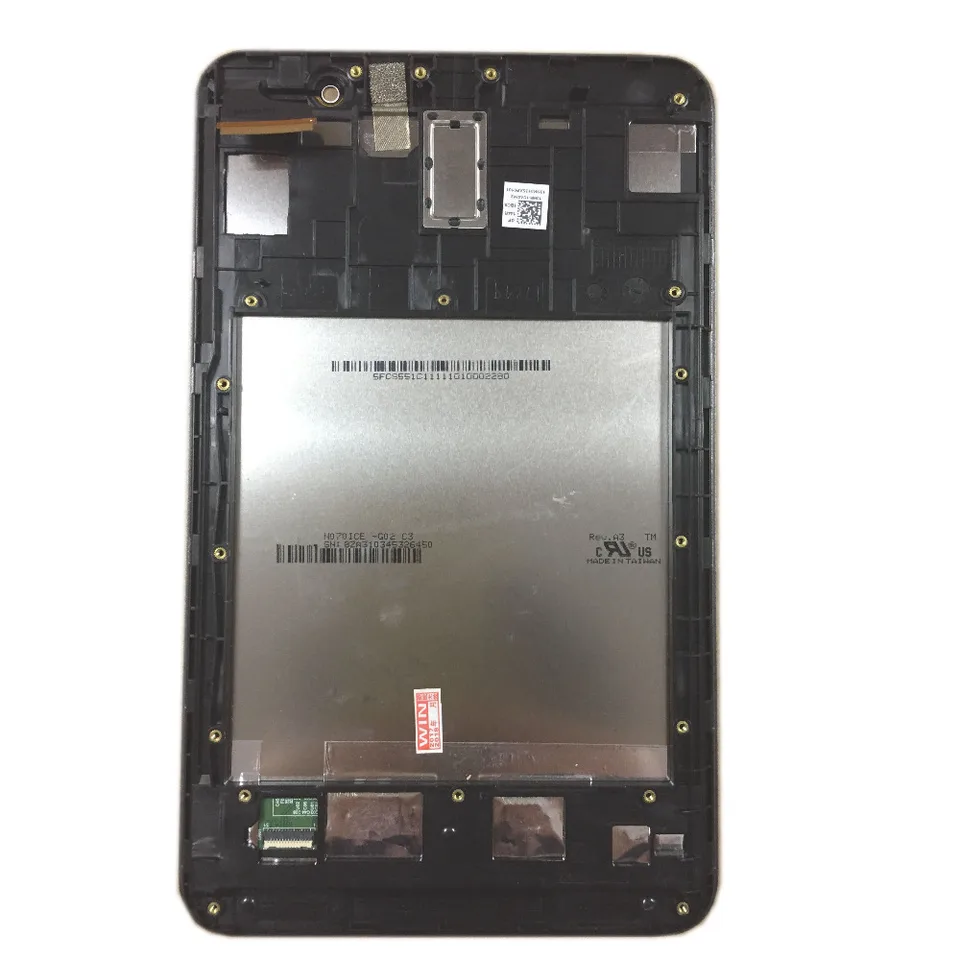N070ICE-G02 LCD LED Touch Screen Digitizer Assembly with Frame For