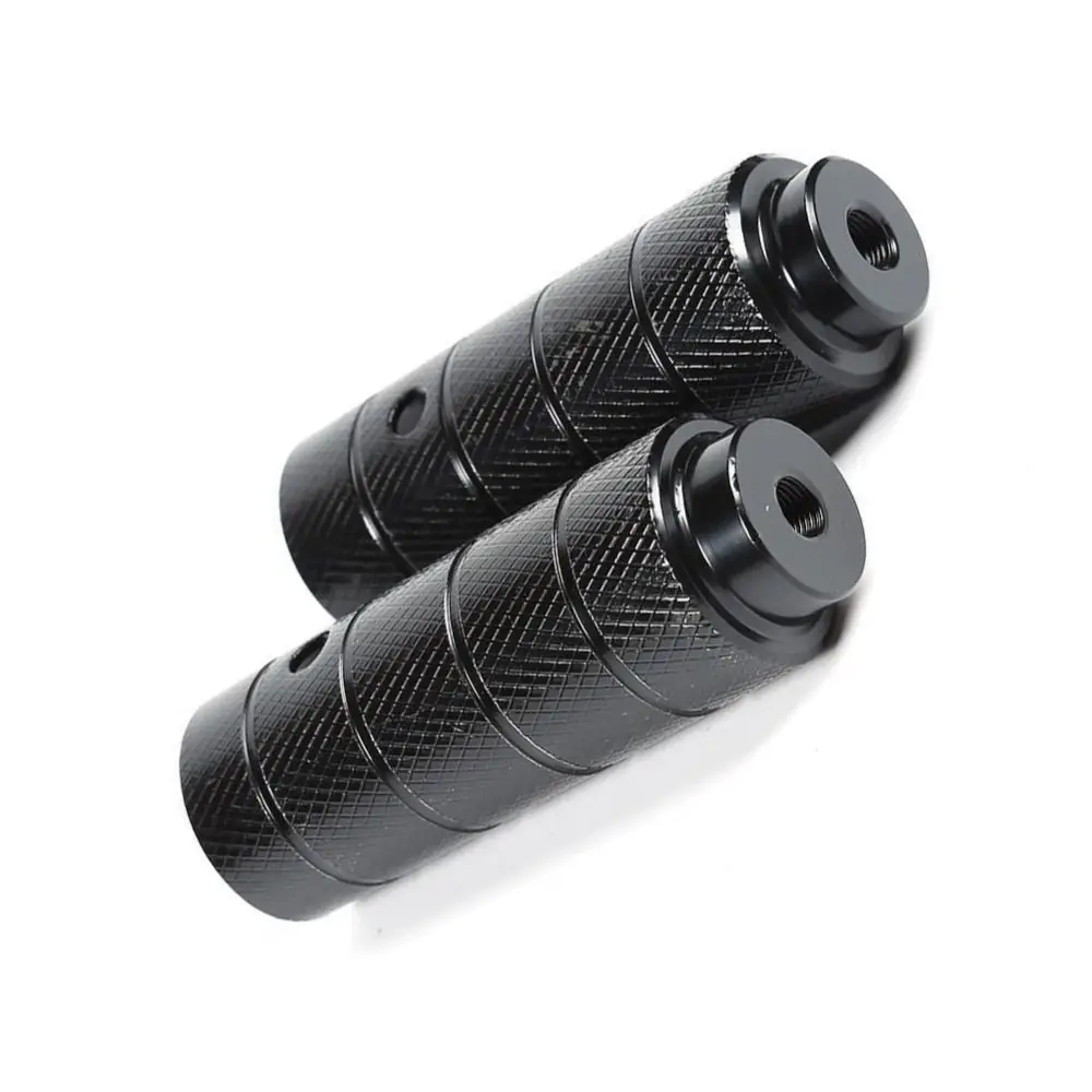 1 Pair Anti-Skid Bike Footrest Lever Axle Pegs Easy To Install Aluminum Alloy Bicycle Rear Footrest Pedals Weight-bearing