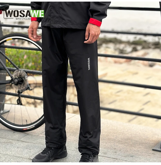 WOSAWE Cycling Rain Pants Waterproof Reflective MTB Bike Rain Trouser  Sports Multi-use Running Hiking Camping Fishing Rain Pant - AliExpress