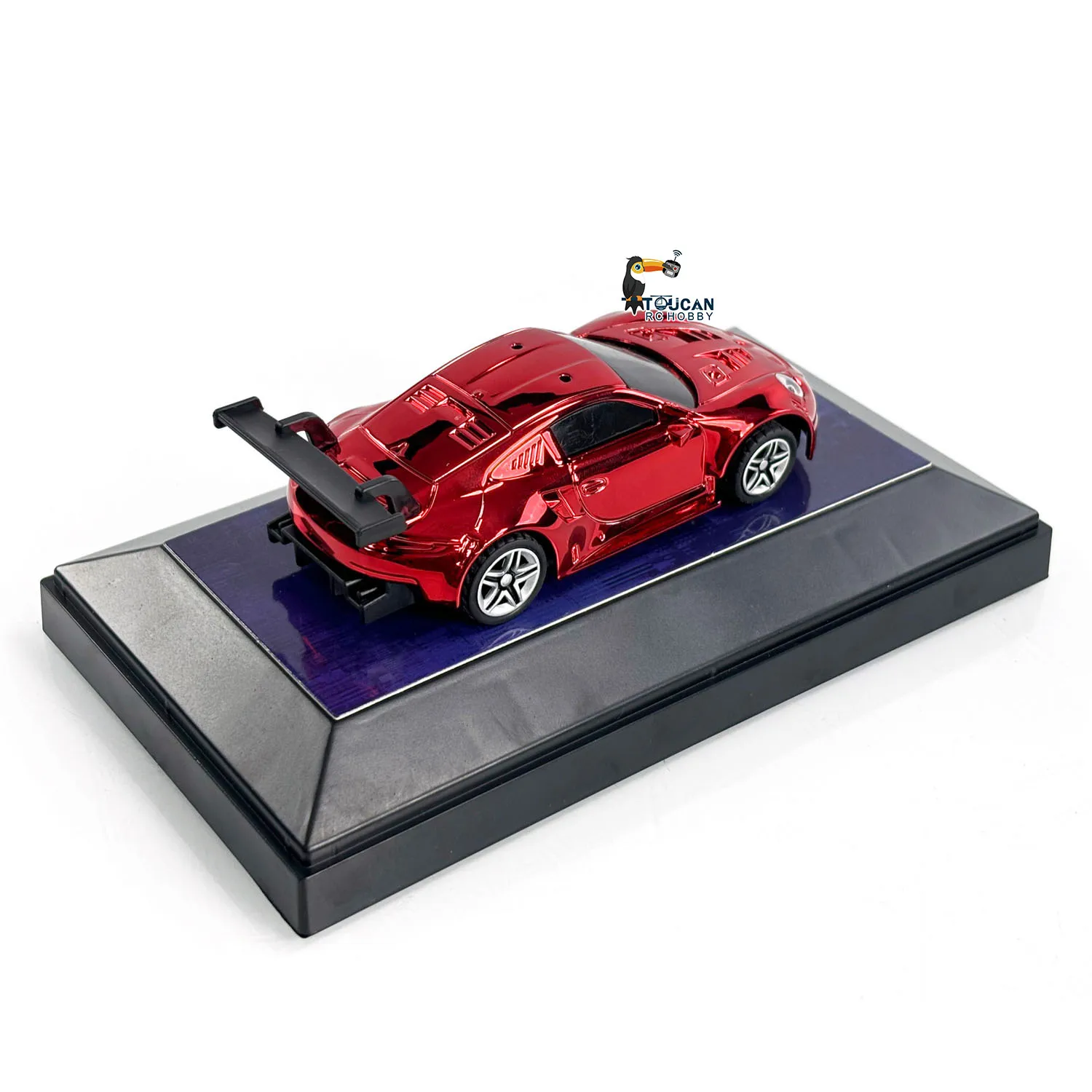 Mini Toy 1/43 Scale RC Racing Difting Car 2.4G RTR with LED lights Remote Control Electric High Speed Car Model Gifts for Boys 4