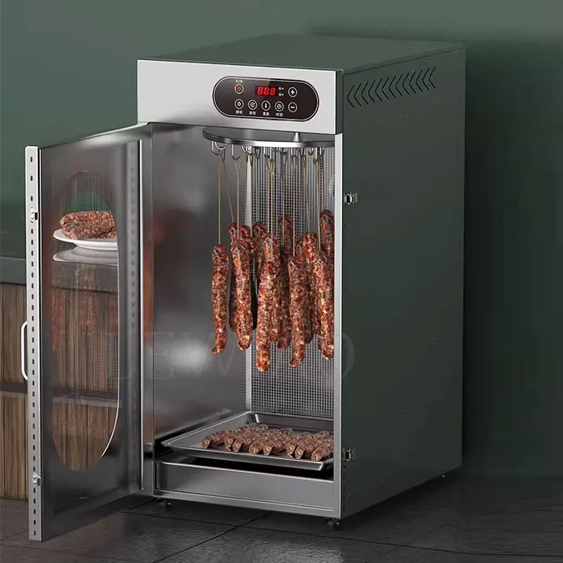30Kg Sausage Meat Smoke Dryer Machine With 29 Hook Fish Smoker Oven Meat Smoker Machine 5