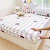 Cotton Printed Cartoon Item Sheet Protector Soft and Comfortable Mattress Cover 360 Degree Wrap with Elastic Bed Hat 180 200x220 1