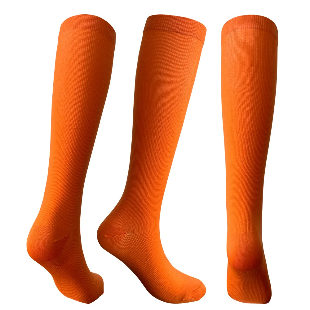 HYSAIXIA marke Männer Frauen Kompression Socken Kein Muster Candy Farbe Marathon Sport Laufen Krankenschwester Kompresse Strümpfe Einfarbig – Detail 15