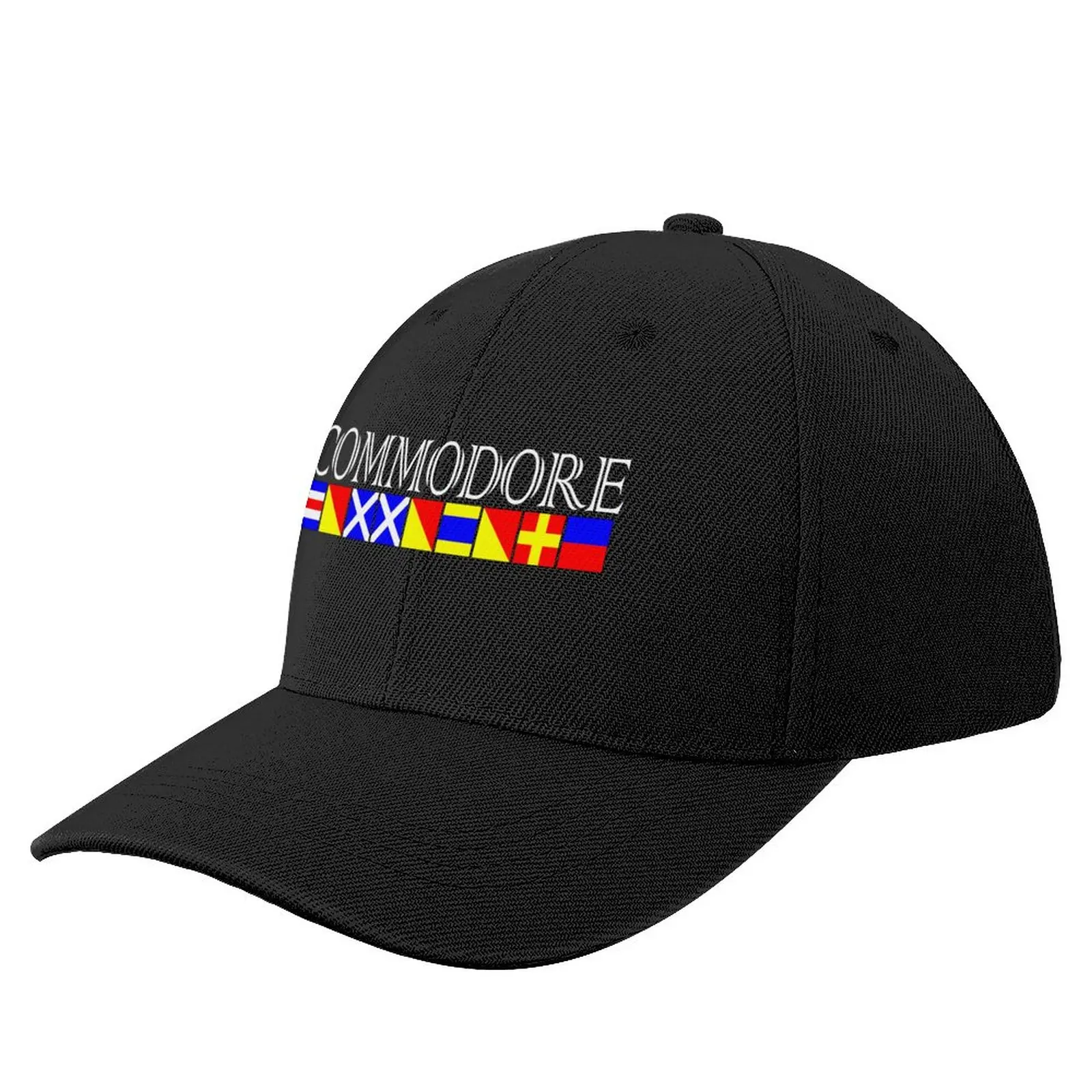 

A Commodore Design Title in Nautical Signal Flags Baseball Cap Kids Hat Trucker Cap Cosplay Men's Cap Women's