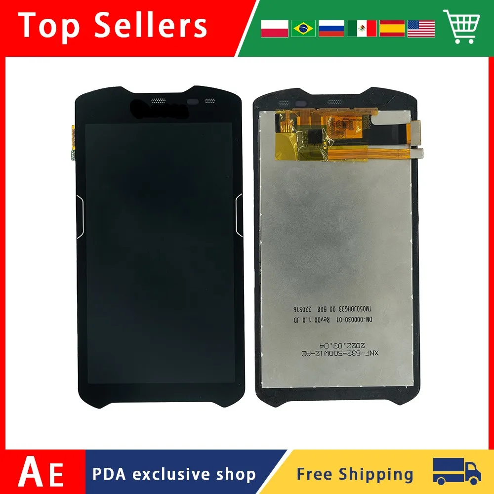 Lcd Touch Screen para Motorola Symbol Zebra Tc51 Tc510k Tc56