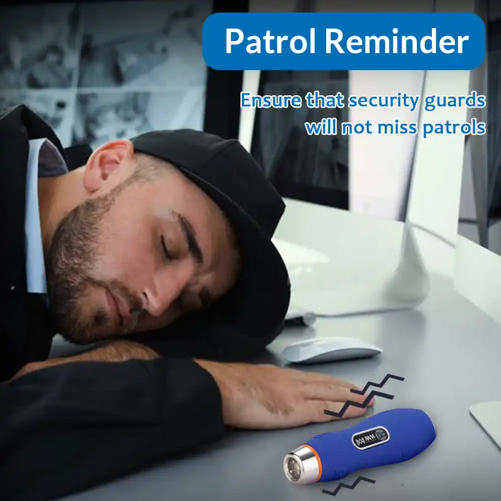 JWM 2PCS Guard Tour System with 20PCS iButton, Flashlight Touch Patrol Reader, IP67 Waterproof, Free Cloud Software