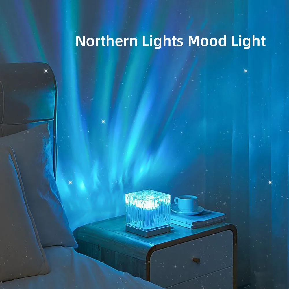 Aurora Borealis Projection Lamp – Ocean & Starry Night Light 3