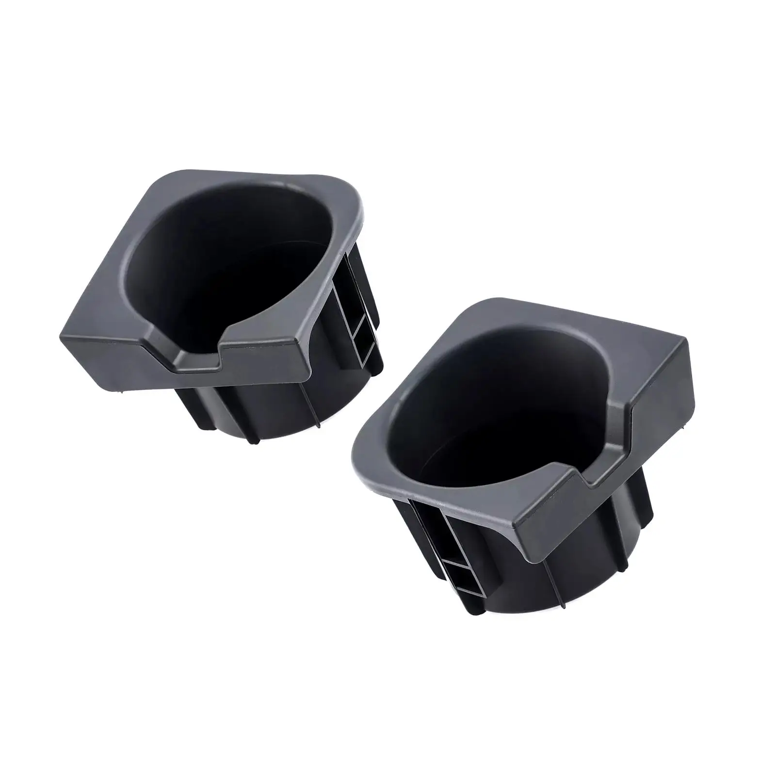 2 Pieces 66992-04012 Black Premium Car Cup Holder Inserts for 2005-2017